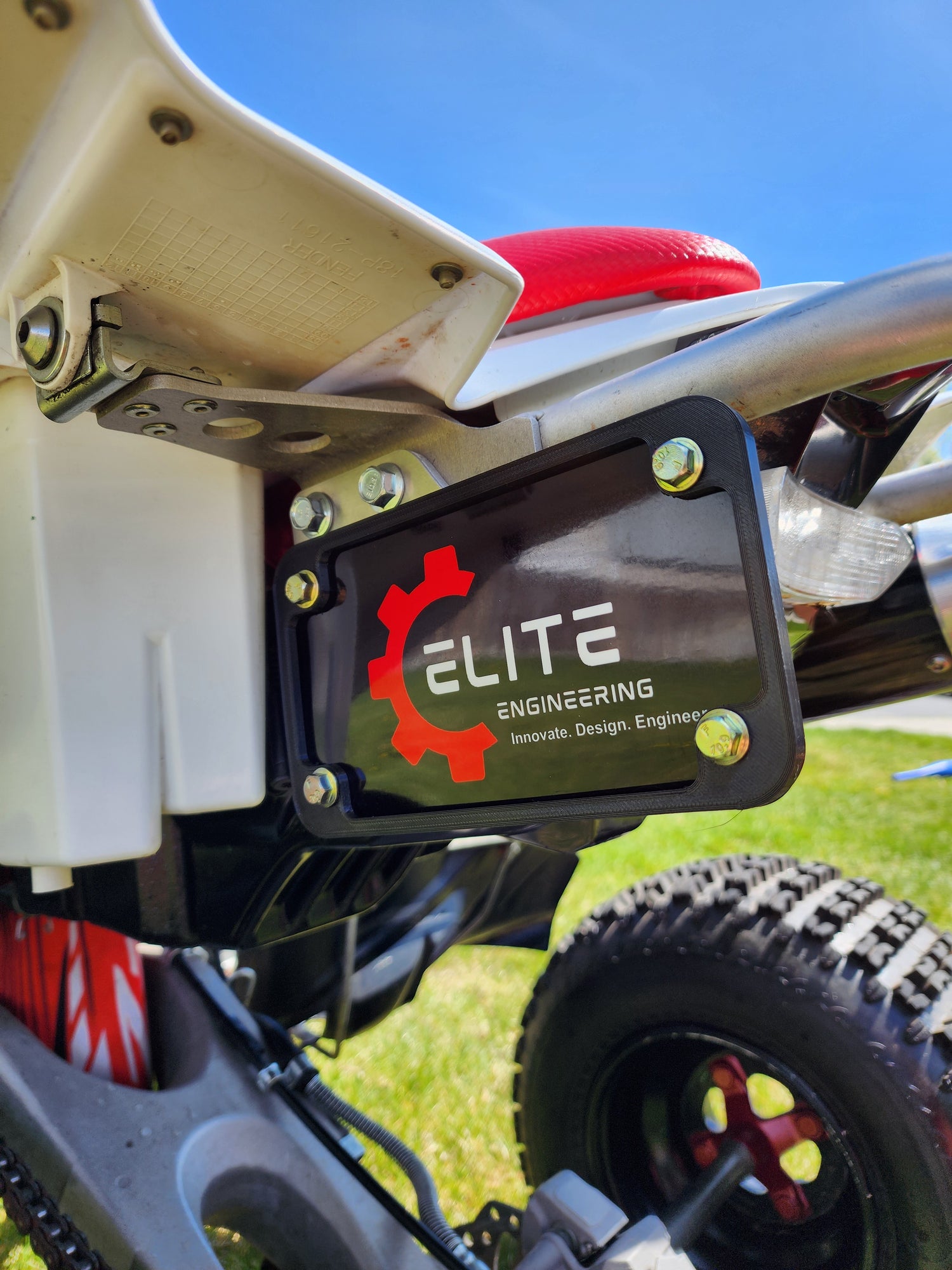 Elite Engineering - Aluminum ATV License Plate Brackets
