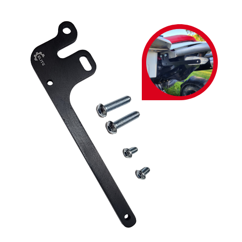 Elite ATV License Plate Mounting Bracket – Fits Yamaha YFZ450 / YFZ450R (2004–2025) and Raptor 660 / 700 (2001–2025)