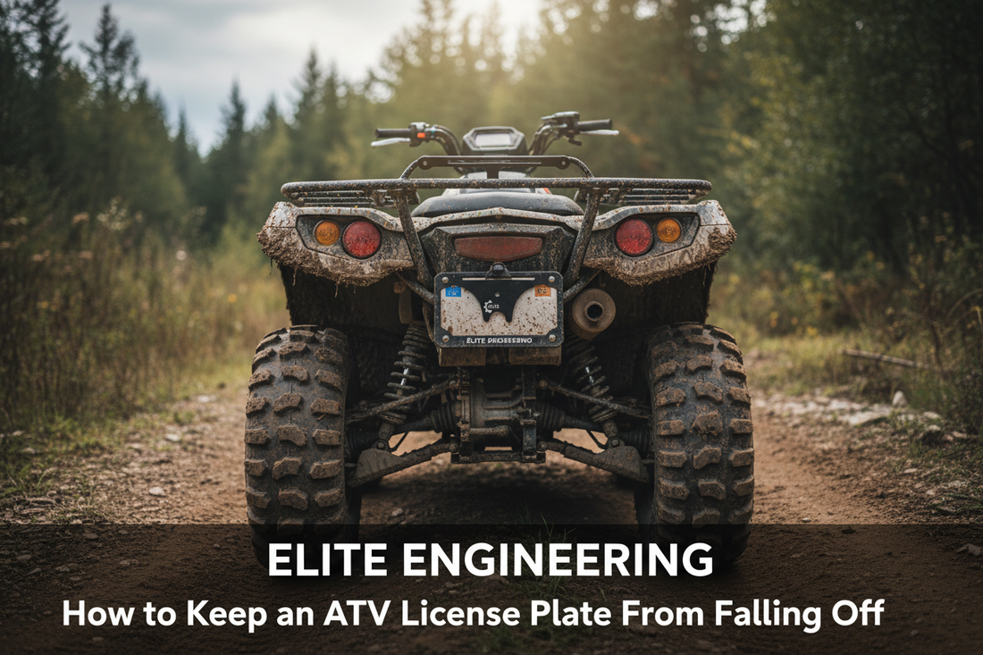 How to Keep an ATV License Plate From Falling Off