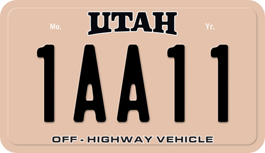 Utah Now Requires Off Road License Plates: What This Means