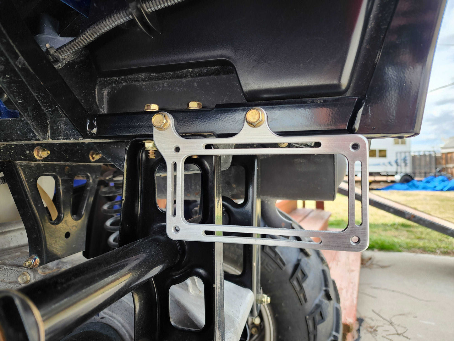 Polaris Sportsman 570 Aluminum license plate bracket(2014-2022)