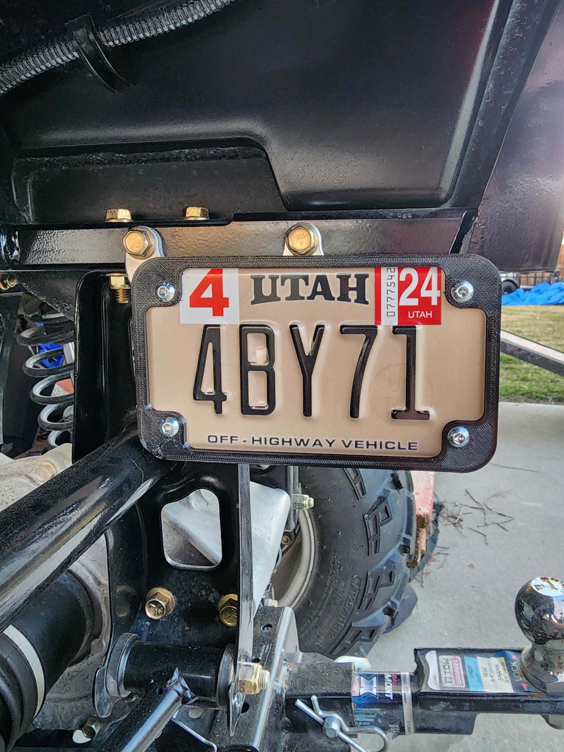 Polaris Sportsman 500 License Plate Holder/Bracket (2006-2024)