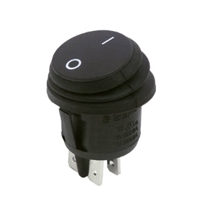 Black Waterproof SPST Switch