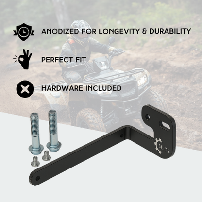Elite License Plate Bracket – Fits 2005+ Honda Foreman 500 / 520