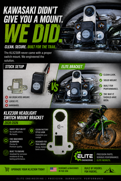 Kawasaki KLX 230R Accessory Bracket (2020+)