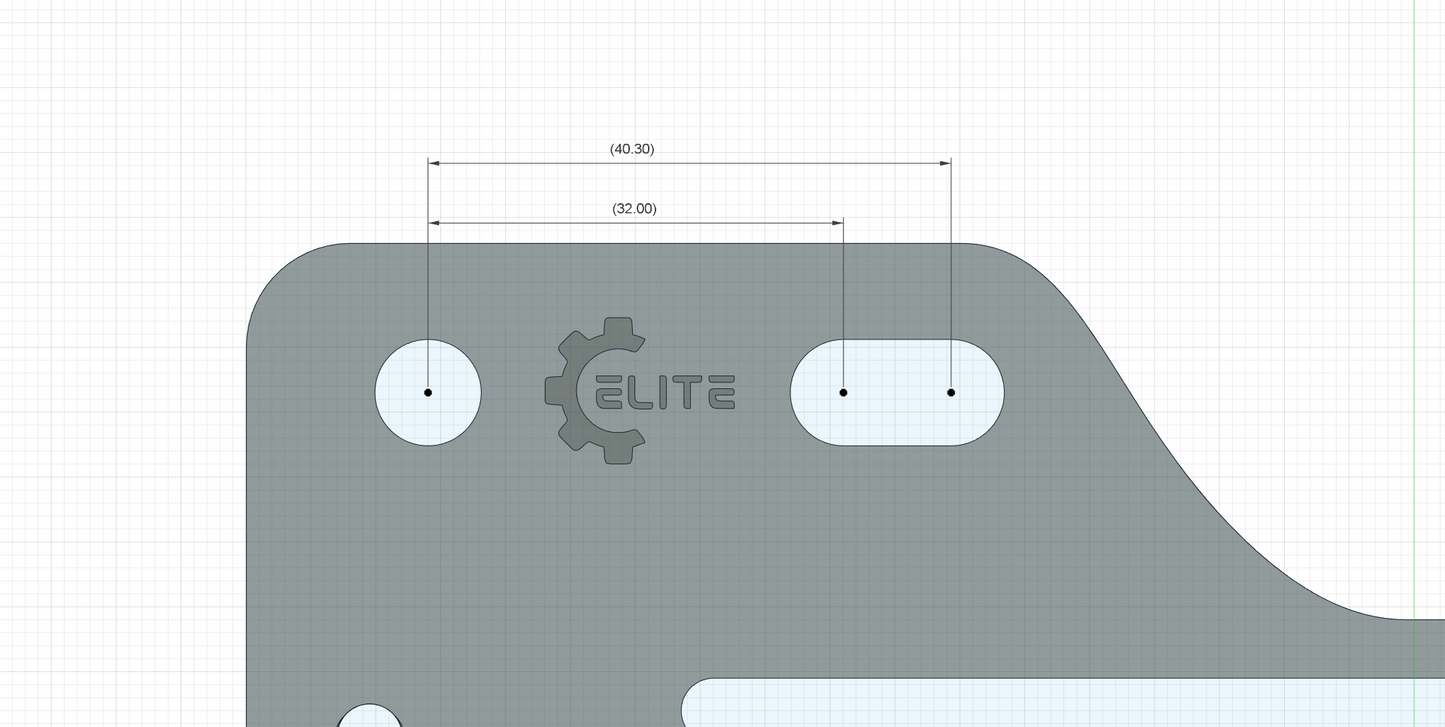 Honda trx450 license plate bracket measurements