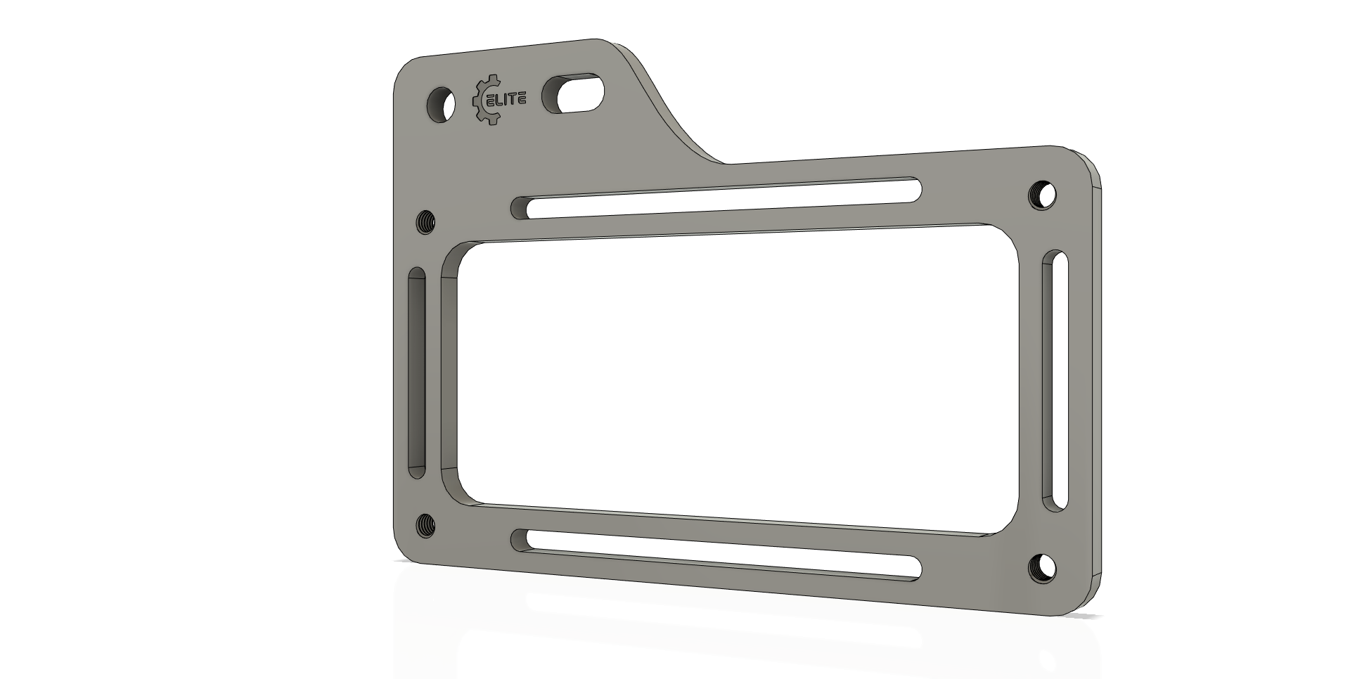 Honda trx450 license plate bracket side view