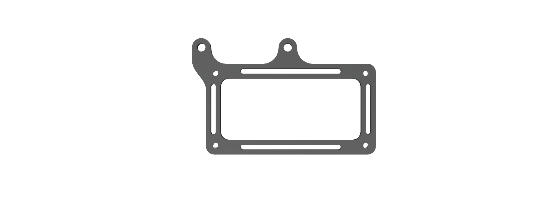 Polaris sportsman 500 license plate bracket