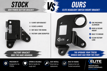 Yamaha TTR230 Headlight Switch Bracket (2005+)