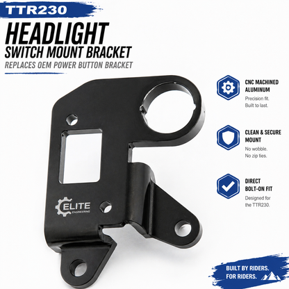 Yamaha TTR230 Headlight Switch Bracket (2005+)