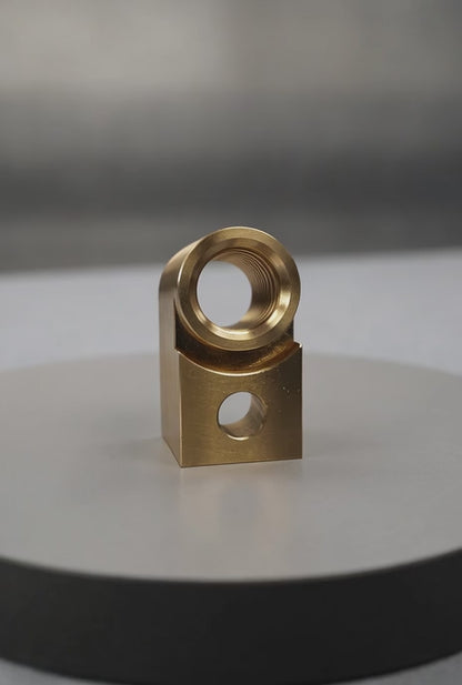 Brake Lathe Feed Nut Replacement – Snap-On/FMC/JBC – Replaces 90077 – Fits 6760 & 6780 Brake Lathes – Solid Brass – Elite Engineering