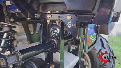 Elite ATV License Plate Mounting Bracket – Fits Polaris Sportsman 400 / 450 / 500 / 570 / 700 / 800 – Heavy-Duty Anodized Aluminum – Includes Hardware – Easy Bolt-On Install