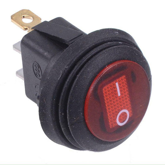 Red Waterproof Switch SPST 20A